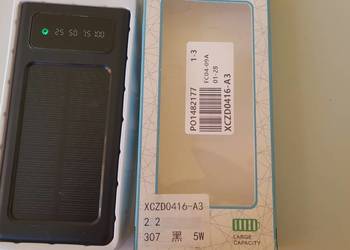Power bank solar 50000 mAH 8 wyjść , latarka wyświetlacz