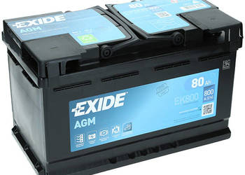 Akumulator Exide EK800 80Ah 800A L4 AGM Start&Stop Exide
