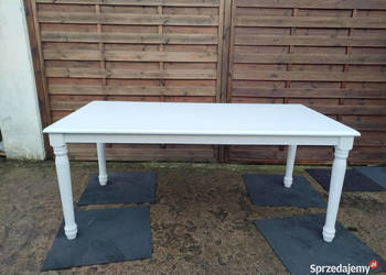 Stół 180x90 drewniany biały styl prowansalski rustykalny PROMOCJA