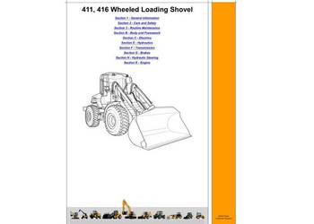 JCB 411, 412, 413, 414, 415, 416 instrukcja naprawy J.POLSKI