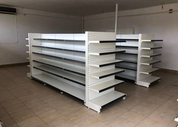 REGAŁY SKLEPOWE METALOWE gondola środkowy regał sklepowy