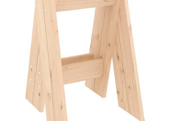 Stołki 2 szt. 40x40x60 cm lite drewno sosnowe WM-823664