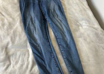 Spodnie / jeansy / dżinsy skinny / rurki niebieskie Spodnie / jeansy / dżinsy skinny / rurki niebieskie