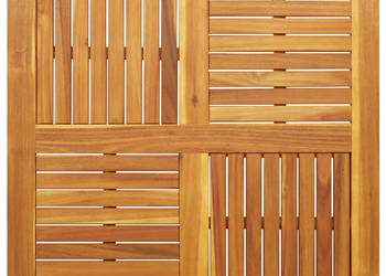 Blat do stołu 90x90x22 cm kwadratowy lite drewno akacjowe WM-4004257