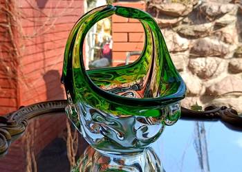 Koszyk grube szkło Josef Hospodka