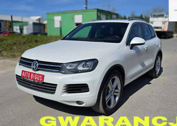 Volkswagen Touareg 4x4 ledy automat bixenon R-LINE biała perła II (2010-)