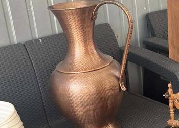 Stary dzban waza miedziany vintage