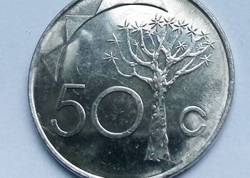 NAMIBIA-50 CENTS-1993 r (DRZEWO)