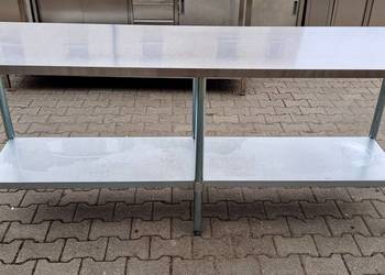 STÓŁ GASTRONOMICZNY - CENTRALNY Z PÓŁKĄ - 213/60/90 CM - M.1742.N