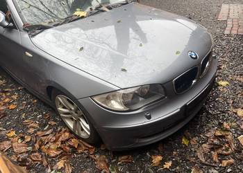 Kompletny przód maska błotniki chłodnice BMW 1 e87 Quarzblau metallic A18
