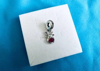 nowa świąteczna zawieszka charms beads Rudolf czerwononosy Pandora S925