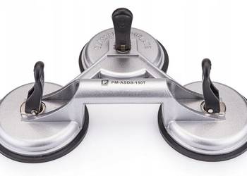 Przyssawka do szyb 3x uchwyt do 150kg szkła glazury płytek potrójna