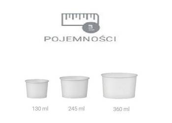 Kubki do lodów tajskich – kubek papierowy – 350ml – 500szt