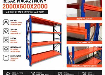Regały Magazynowe 200x60x200cm