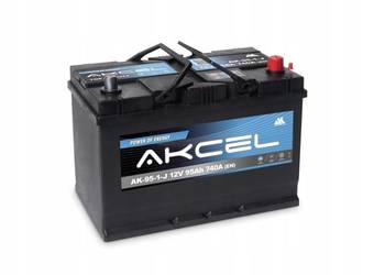 Akumulator Akcel 12V 95Ah 830A P+
