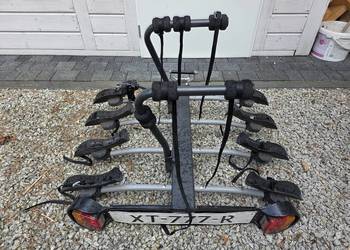 Bagażnik rowerowy ( uchylny ) na 4 rowery na hak-kompletny