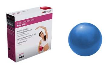 Piłka rehabilitacyjna MIDI REH 25cm PRL-25 + Pompka