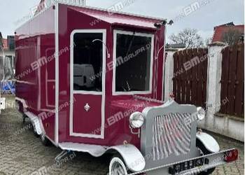 Wynajem Nowej Przyczepy Retro do sprzedaży lodów, gofrów, naleśników