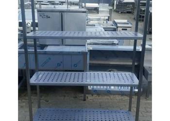 Regał Gastro -Ociekowy - 5 Półek - 130/45/180 cm - ŁRS 15.O