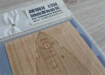 Pokład ArtwoxModel AW10074 Battleship HMS Warspite 1942 (for Trumpeter 0532