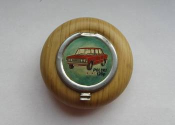Popielniczka turystyczna PRL Polski Fiat 125p