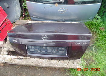 Klapa tylna Opel Vectra B lift sedan 99-02 śliwkowa
