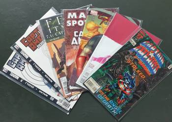 Captain America - 7 oryginalnych komiksów Marvel USA