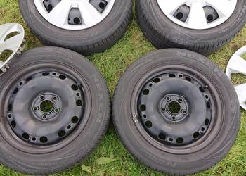 komplet 4szt felgi stalowe 15" 5x100 VW Skoda Audi