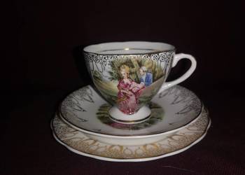 Filiżanka z talerzykiem. Cobrige. Bandbach R. D. Pottery. England Filiżanka z talerzykiem. Cobrige. Bandbach R. D. Pottery. England