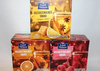 Lord Nelson herbata zimowa rozgrzewające smaki 15t malina cytryna pomarańcz