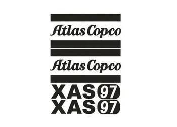 Naklejki naklejka oklejenie ATLAS COPCO XAS 97 Zamiennik