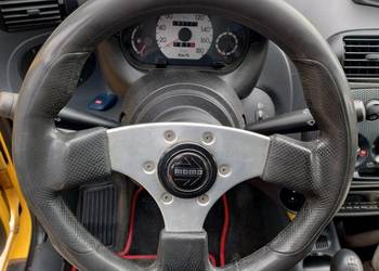 Kierownica sportowa Momo z naba Fiat Seicento Sporting Kierownica sportowa Momo z naba Fiat Seicento Sporting
