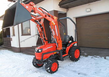 Mini Traktorek Kubota B2420 4X4 24KM Wspomaganie Mały Ogrodniczy F.VAT
