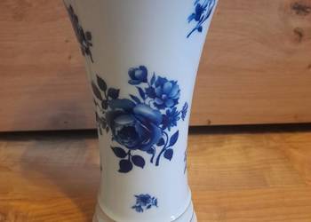 Wazon Porcelanowy Bavaria Wunsiedel-Kobalt i złoto-wys.20 cm