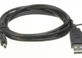 Przewód USB do ładowania tabletów: wtyk okrągły 3,5mm kabel