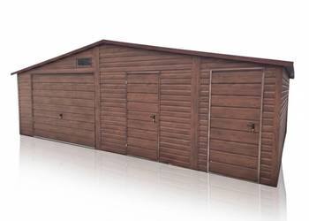 Garaż Blaszany Blaszak DREWNOPODOBNY 7x6 PRODUCENT Cała Polska