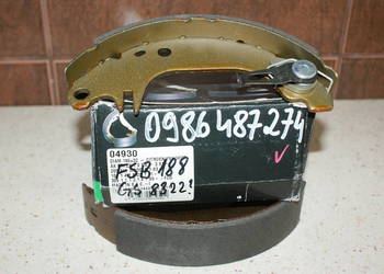 0 986 487 274 - BOSCH - SZCZĘKI HAMULC. CITROEN SAXO 96-03 S