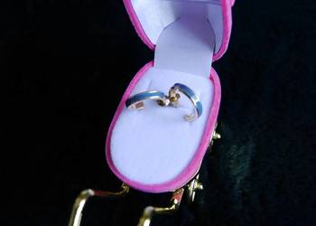 Kolczyki pudełko ozdobne wózek