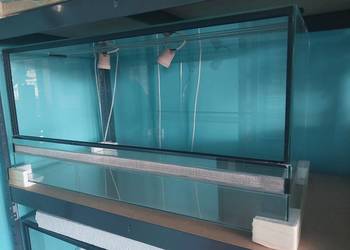 Terrarium szklane 80x40x40 z oprawkami