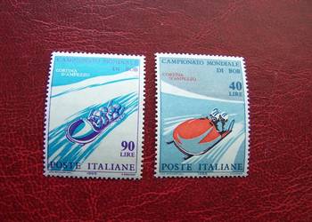 Włochy 1966 MNH Mi. 1167/68 Sport Bobsleje