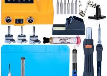 Stacja Lutownicza Rosfix OH660 | 660W, 2w1, Mata 200x300mm, 5 Grotów 900M