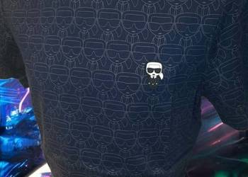 T-shirt męski Karl Lagerfeld - sygnatura, regular fit XL nowość