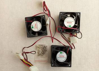Wentylator obudowy 60x60x25 MOLEX (3 sztuki)