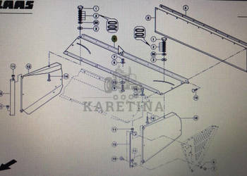 CLAAS 00 0482 415 1/CLAAS Disco pokrywa tylna