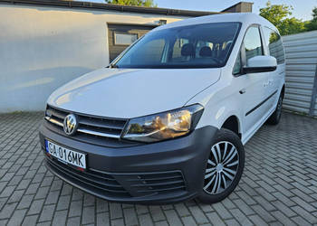 Volkswagen Caddy 1.4 TSI 110KM LONG maxi 7 OSÓB bezwypadek PEŁNY SERWIS AS…