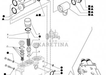 New Holland T6010 T6070 Wkładka 47129415