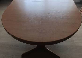 Jasno Brązowy Stół Drewniany oraz krzesła idealny zestaw do domu OKAZJA!!!