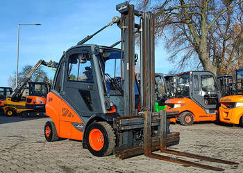 Wózek widłowy Linde H25T-02/600 duplex 4,15 m LPG 2,5 tony| pozycjoner|2018