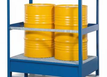 Stalowa wanna PMB 100 na 2 beczki do piętrowania