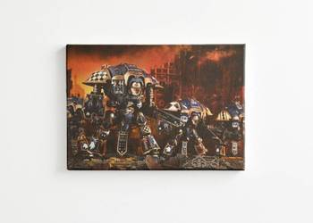 Knight Questoris | 40 x 50 cm | Wydruk na Płótnie | Obraz | Warhammer 40k